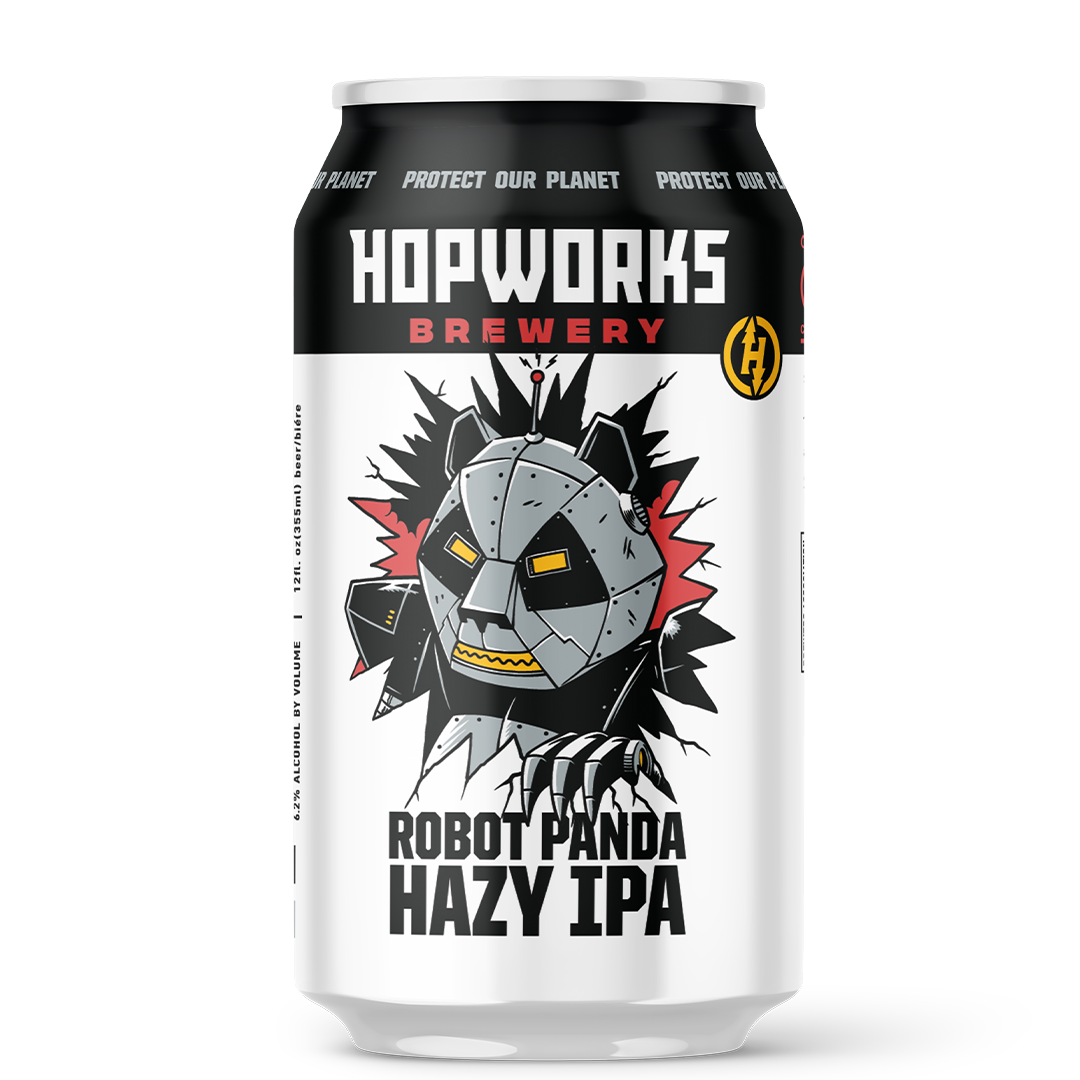 Robot Panda Hazy IPA / ロボットパンダ ヘイジーIPA – えぞ麦酒
